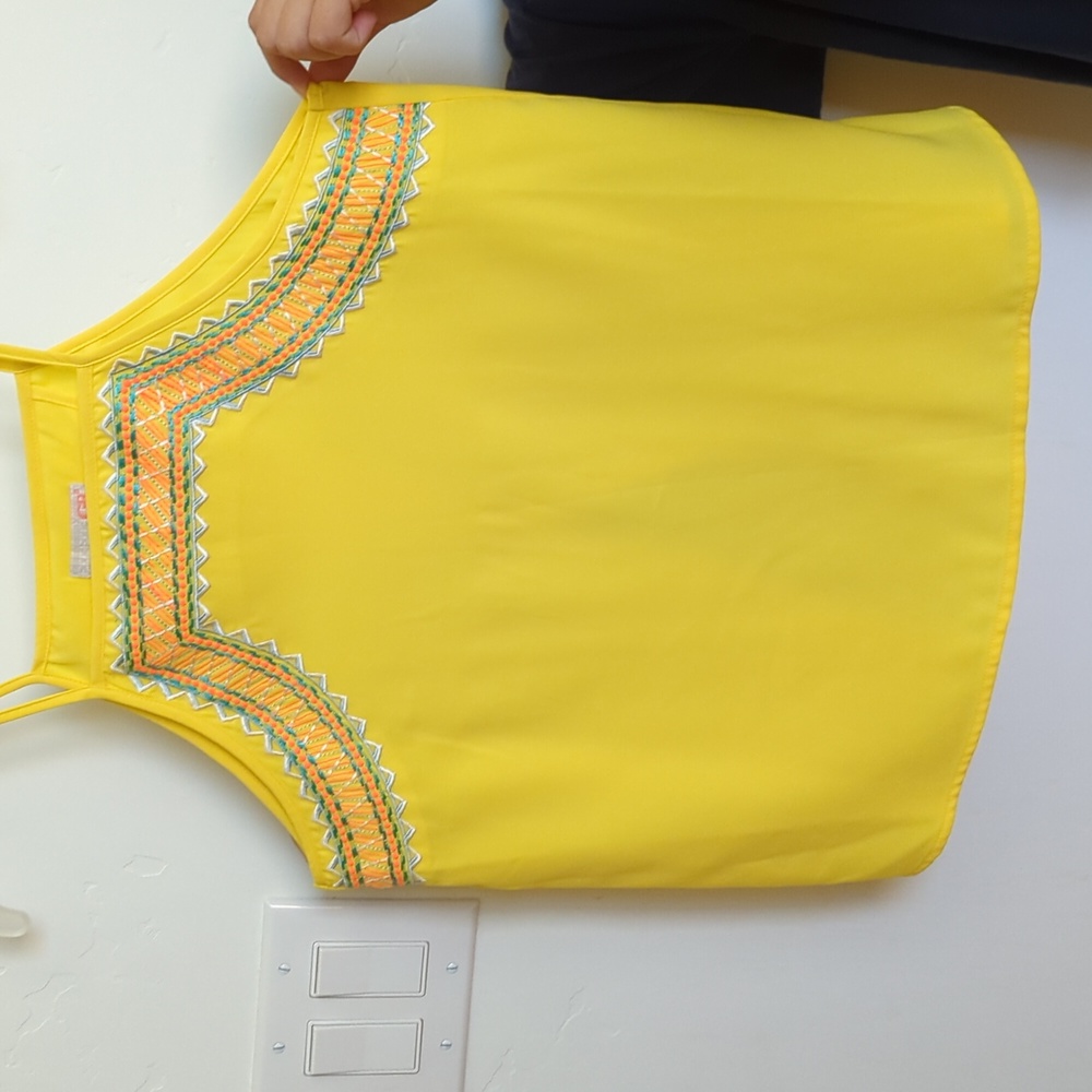 Yellow tank